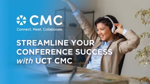 Flyer for Streamline your Conference Success with UCT CMC