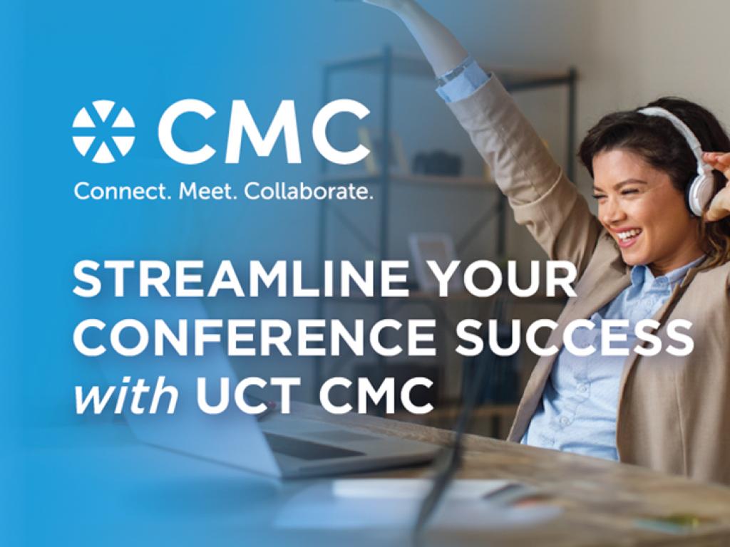 Flyer for Streamline your Conference Success with UCT CMC