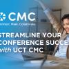 Flyer for Streamline your Conference Success with UCT CMC